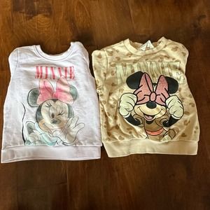 Minnie Mouse sweatshirt bundle 4T H&M Disney